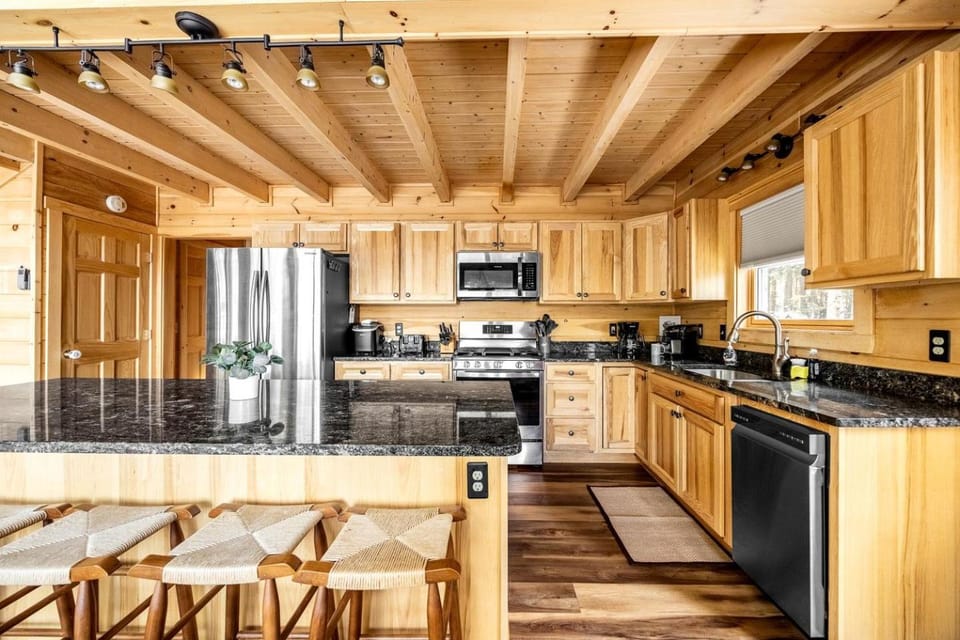 Lakefront Retreat with Stone Fireplace & Game Room in Bowerbank, Maine House in Penobscot