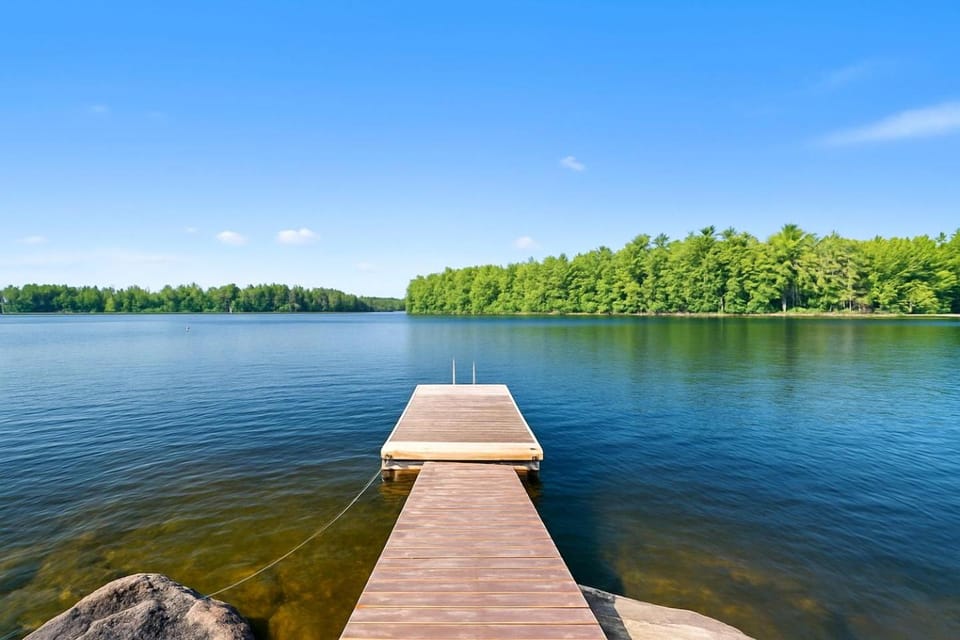 Lakefront Retreat with Stone Fireplace & Game Room in Bowerbank, Maine House in Penobscot