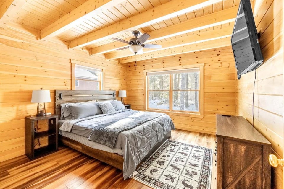 Lakefront Retreat with Stone Fireplace & Game Room in Bowerbank, Maine House in Penobscot