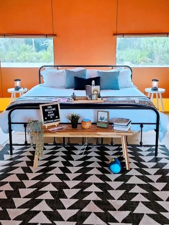 Deluxe Safari Tent with Family Glamping Comfort Near Anna name Island in Bradenton, Florida Luxury tent in Florida