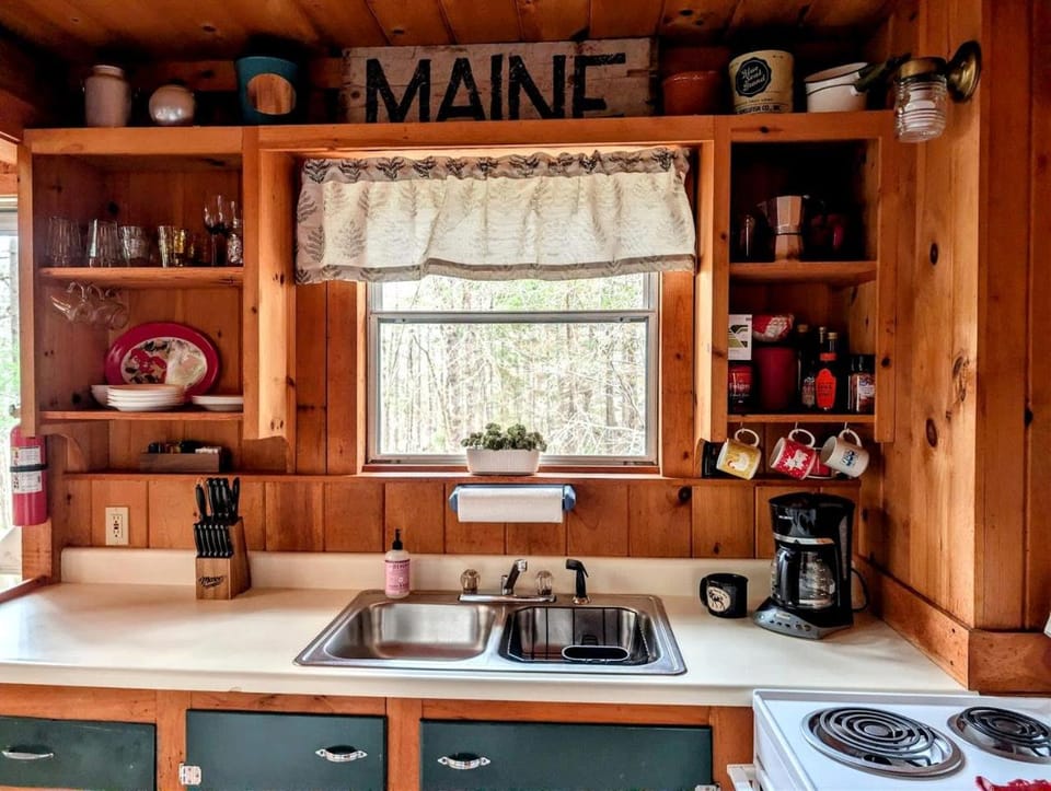 Charming Cabin with Fireplace Near Scenic Trails in Mount Desert, Maine Cabin in Acadia National Park