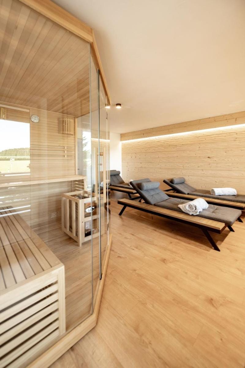 Erlebnishof Eble Doppelzimmer mit hellem Bad Apartment in Bavaria