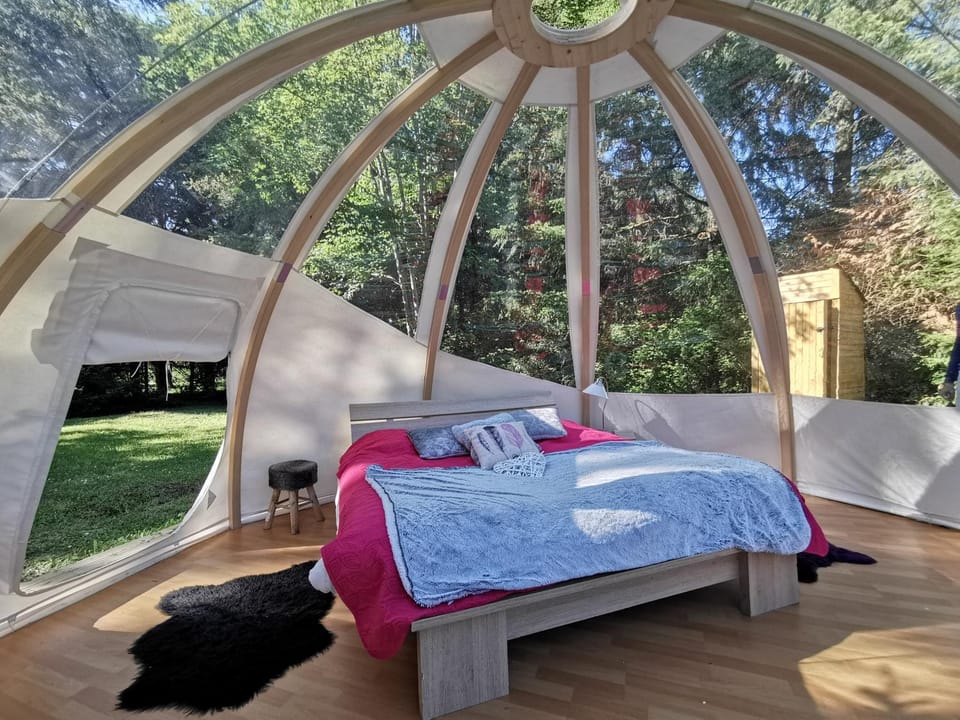 Property building, Living room, Bedroom