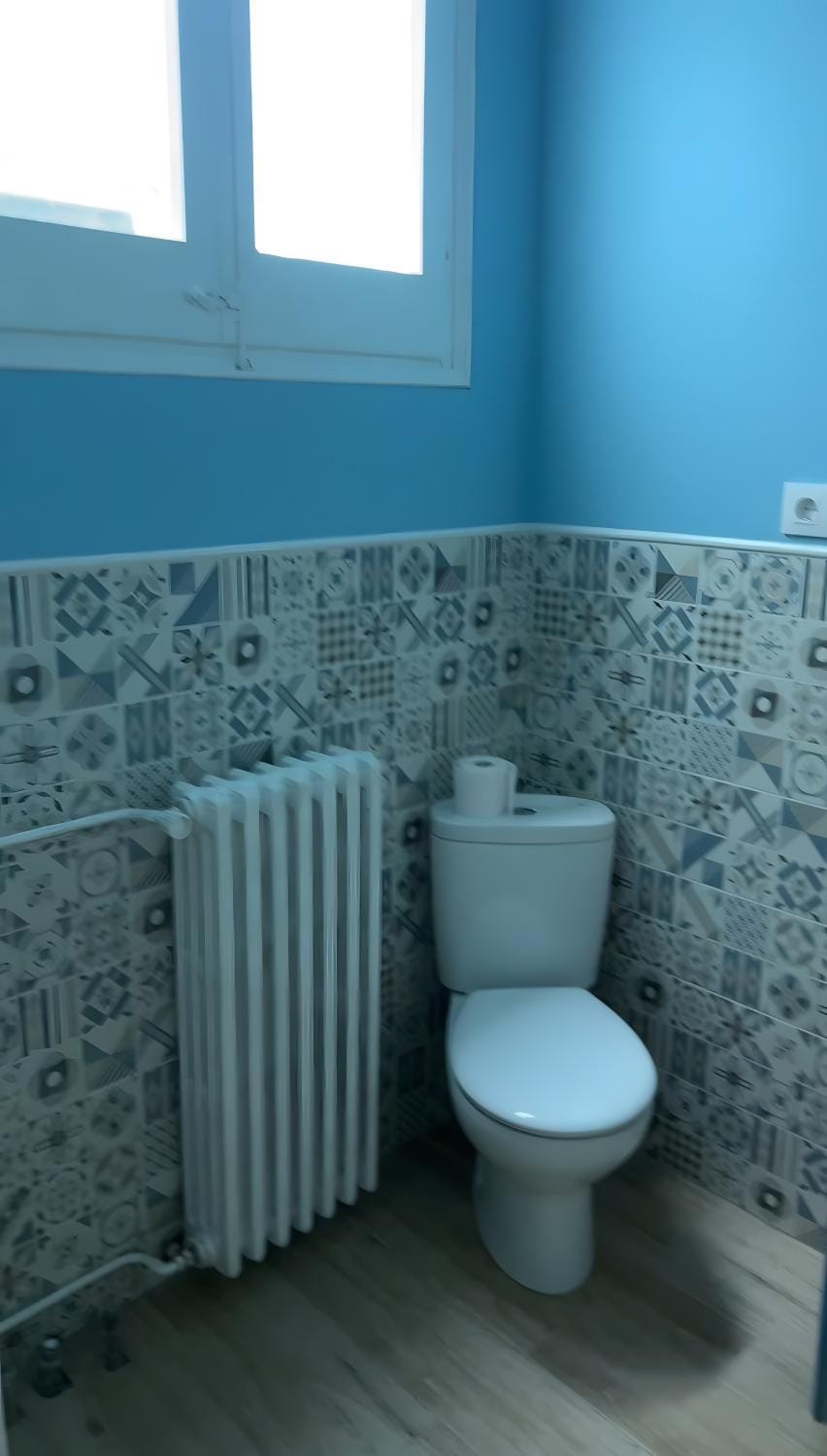 Bathroom, Living room
