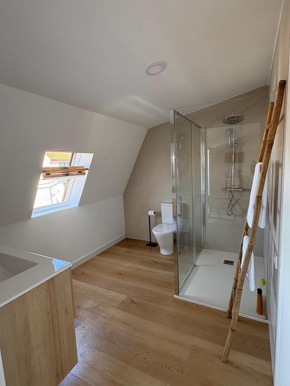 Shower, Bathroom, towels