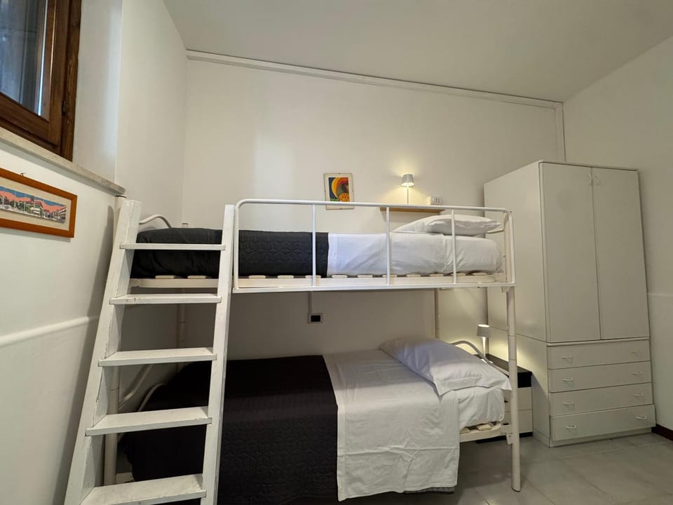 Bed, Photo of the whole room, Bedroom, bunk bed, wardrobe