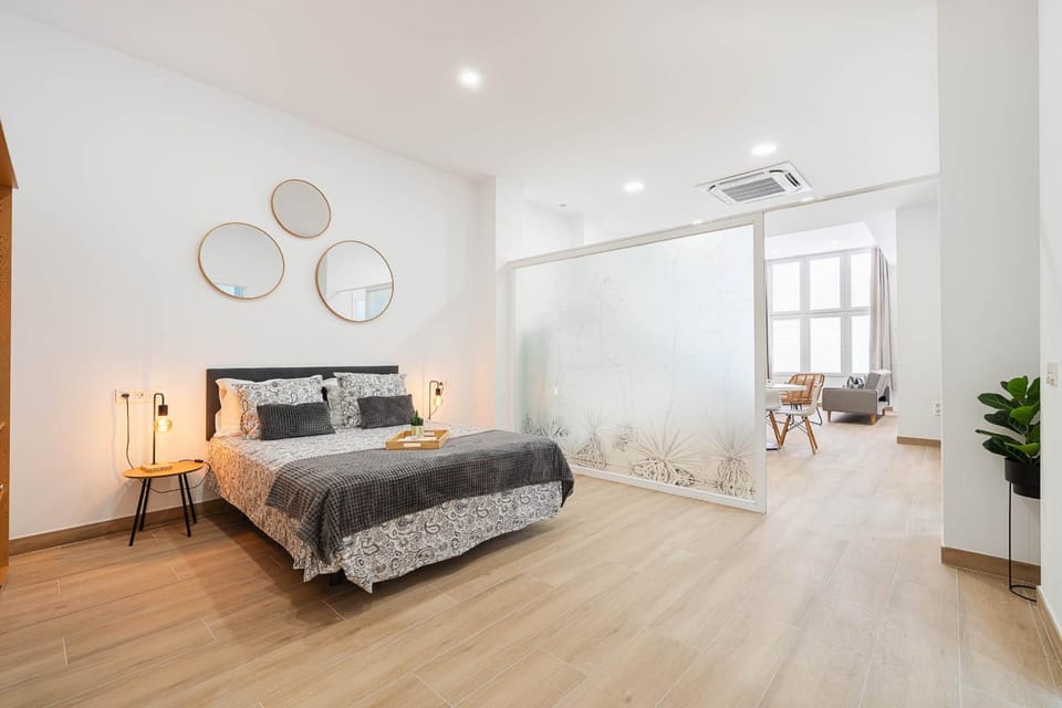 Bed, Bedroom, air conditioner, air conditioner