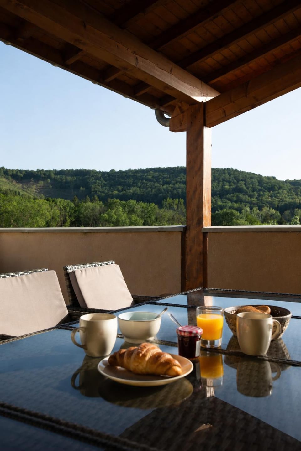Patio, Day, Natural landscape, View (from property/room), Balcony/Terrace, Dining area, Mountain view