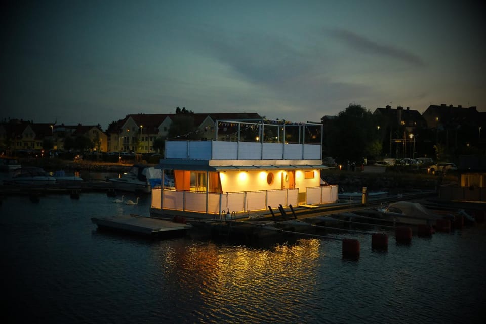 Property building, Night, Natural landscape, Activities, River view