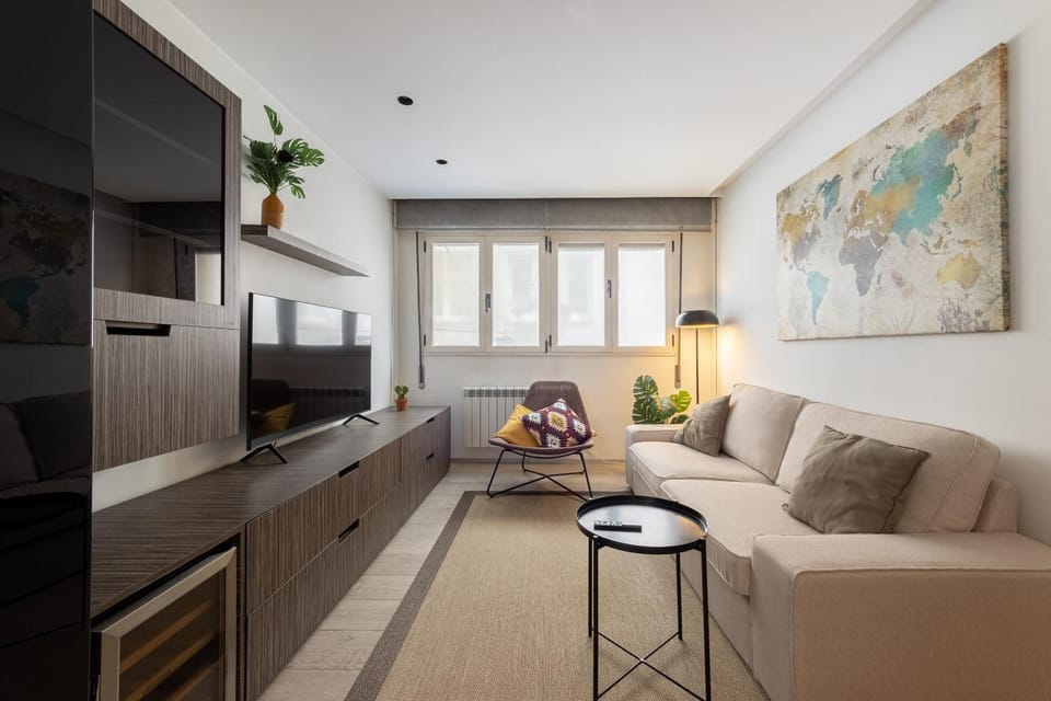 Living room, heating