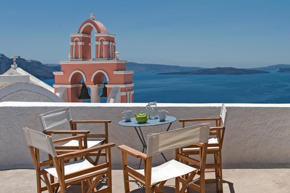 Patio, Nearby landmark, Day, Natural landscape, View (from property/room), Balcony/Terrace, Seating area, Dining area, Sea view