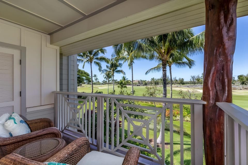 Sunny 5BR for 14 at Waikoloa in 2 Villas! House in Puako