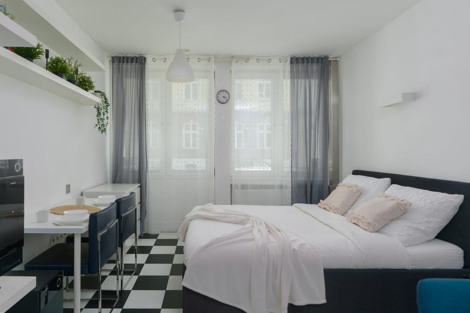 Bed, TV and multimedia, Photo of the whole room, Seating area, Dining area, Bedroom, heating, internet, air conditioner