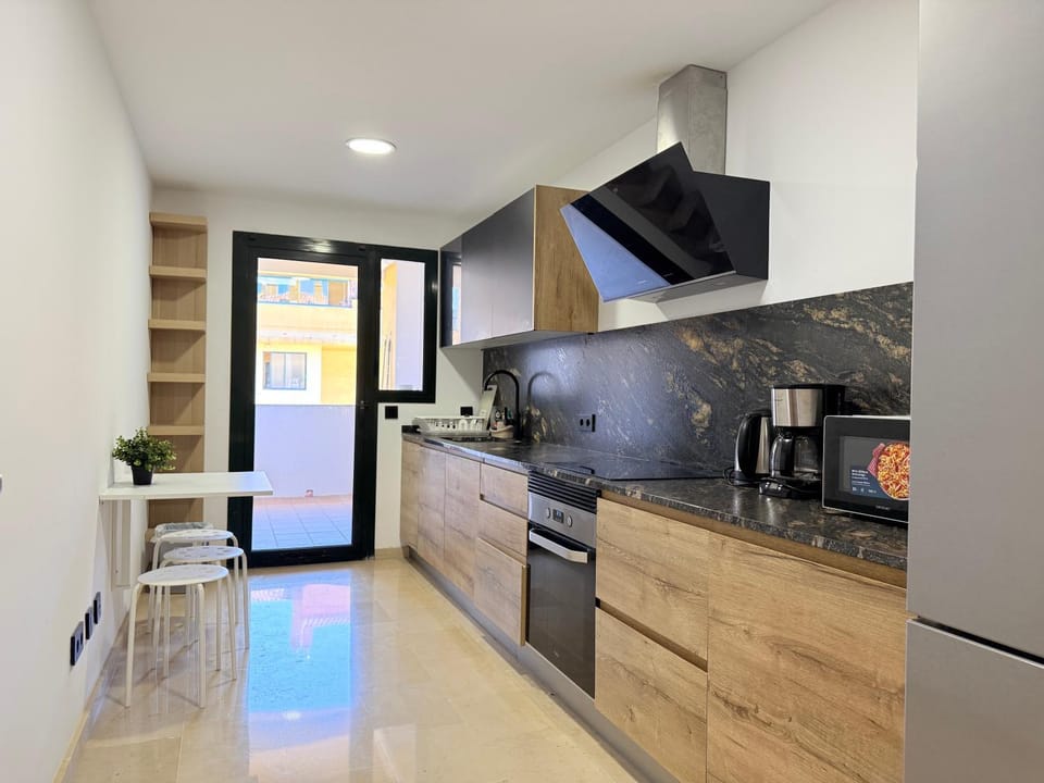 Kitchen or kitchenette, kitchen