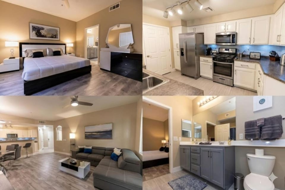2 BR Vegas Oasis Pool Parking Near Strip Apartment in Rhodes Ranch