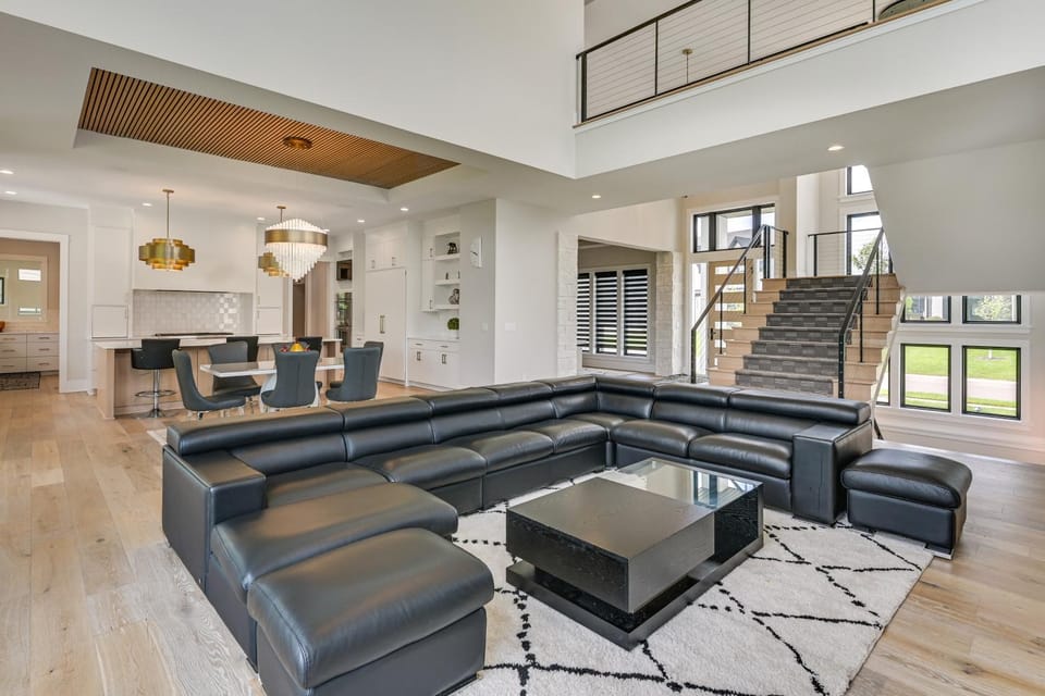 Luxe Plymouth Group Getaway w/ Office & Foosball House in Plymouth