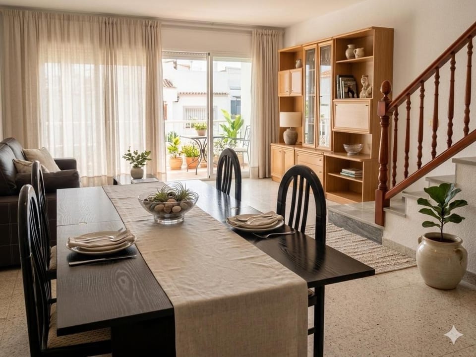Duplex familiar con parking a 2 min de la playa House in Montsià