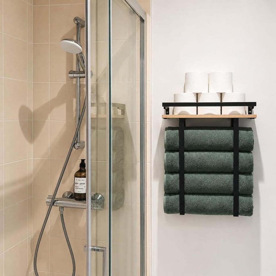 Shower, towels
