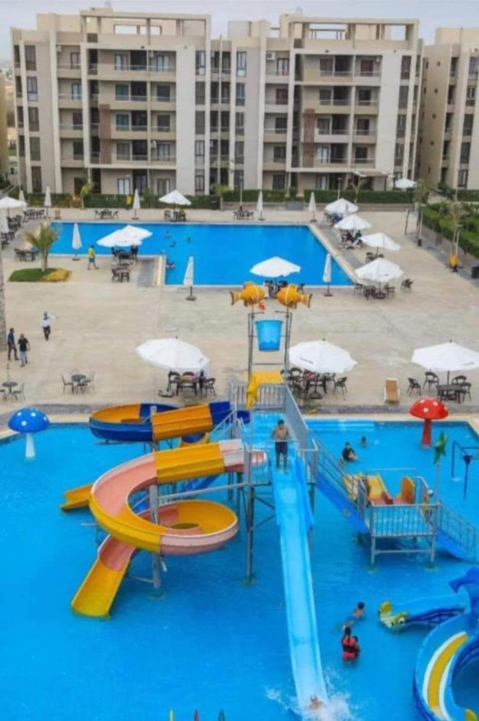 Aqua park, Evening entertainment, Pool view, Swimming pool, sunbed