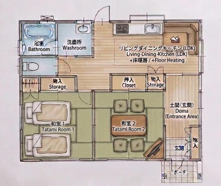 足利すまいるハウス House in Japan