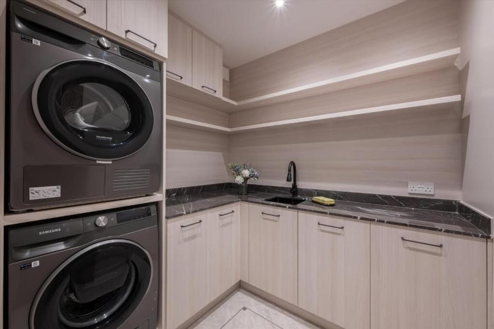 dishwasher, washing machine, dryer