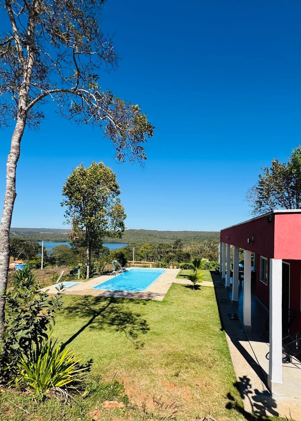 Natural landscape, Pool view, Swimming pool