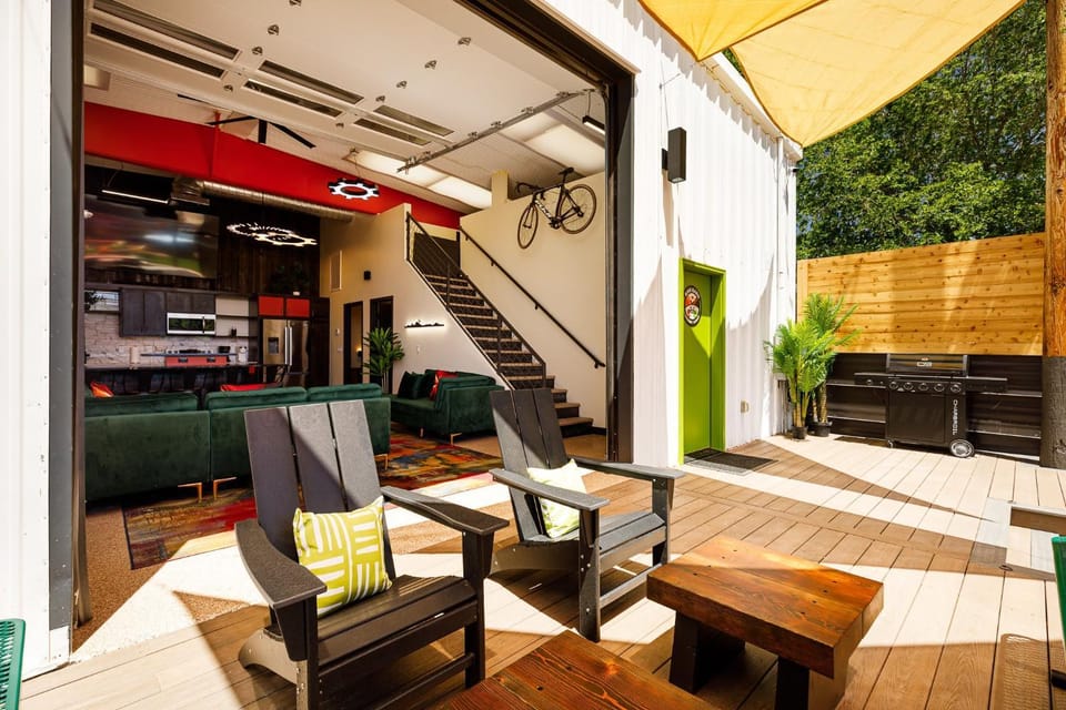 Patio, Living room, Seating area
