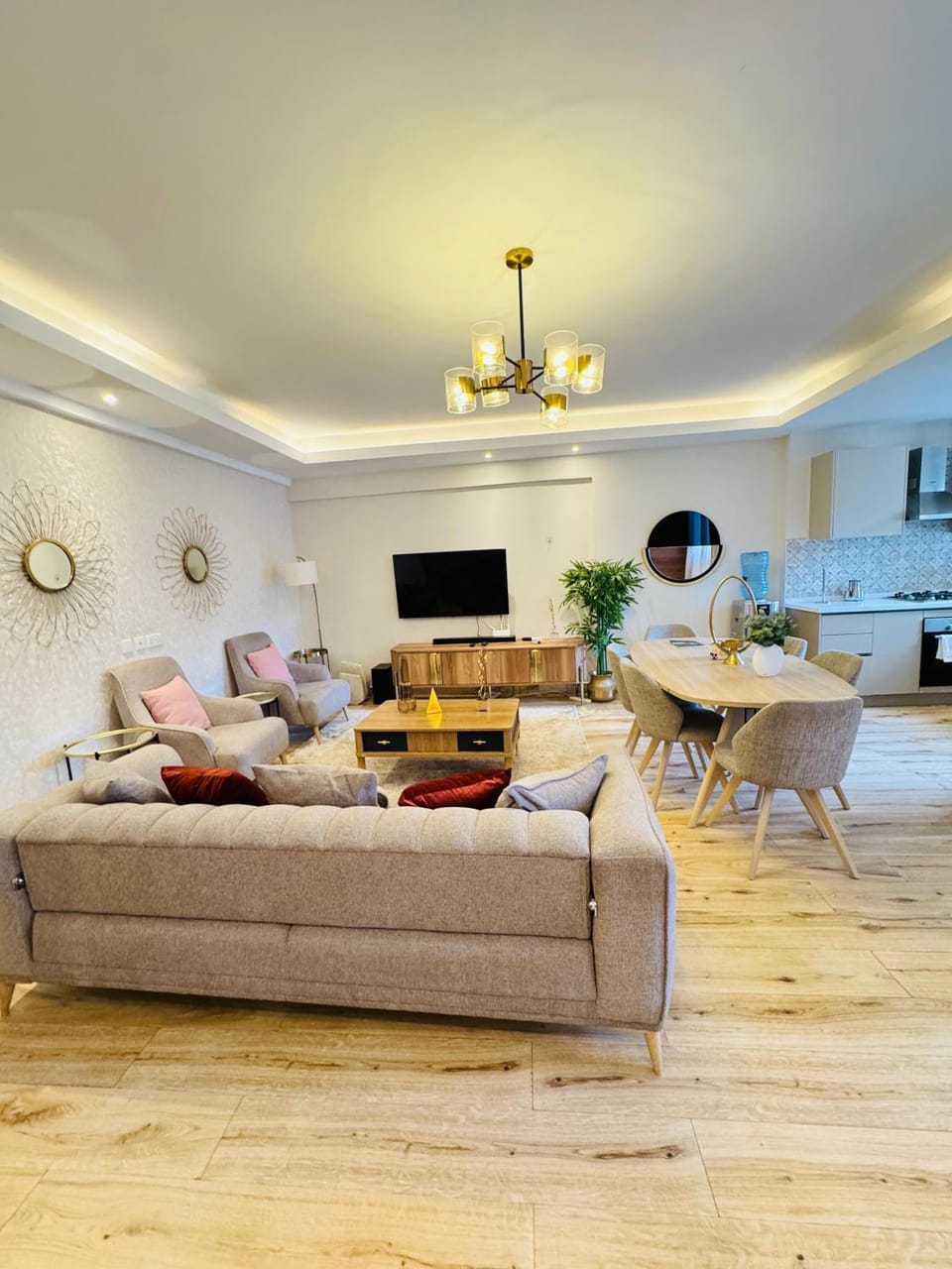 Living room, Dining area