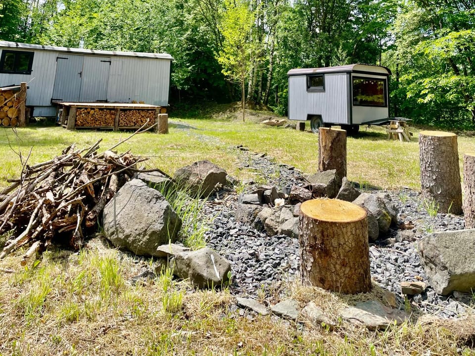 Zážitkový pobyt v soukromí bývalého lomu Luxury tent in Saxony