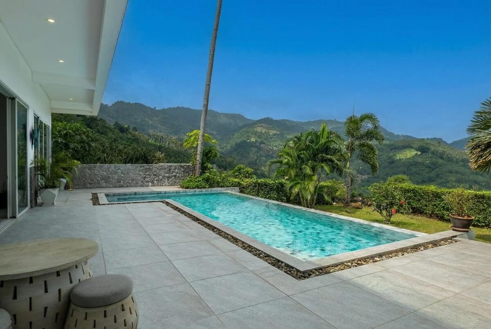Day, Natural landscape, Garden view, Mountain view, Pool view, Swimming pool, Swimming pool