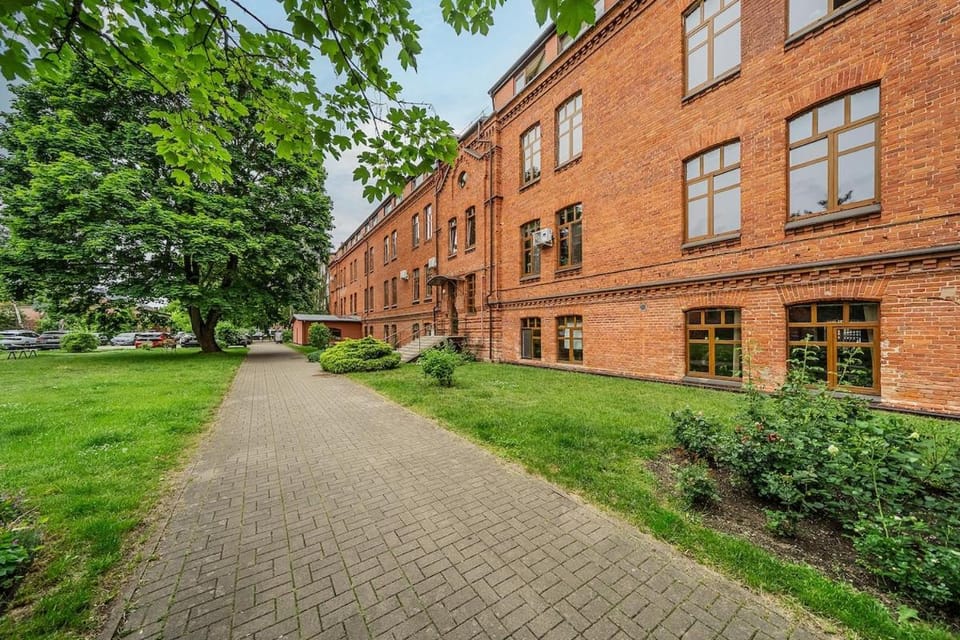 Historic Red Brick Loft Near Center Apartment in Lithuania
