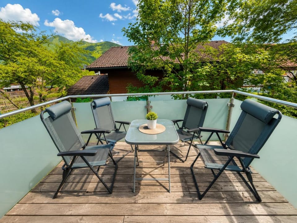Spring, Day, Garden, View (from property/room), Balcony/Terrace, Balcony/Terrace, Mountain view