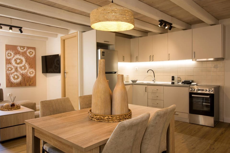 Living room, kitchen