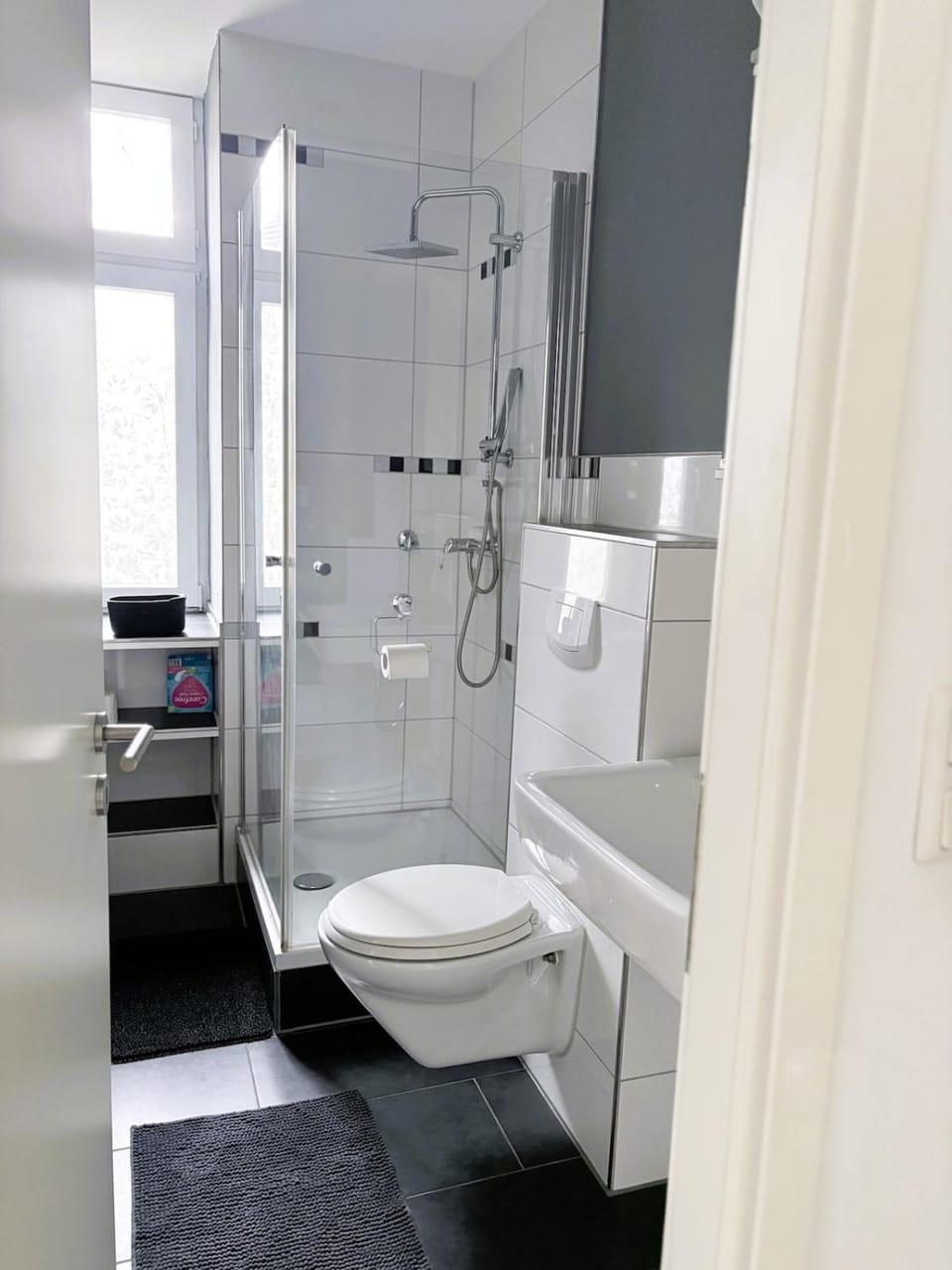 Shower, Toilet, Bathroom, towels