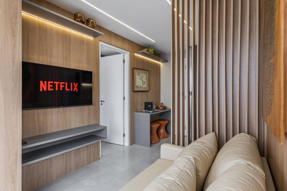 Apê na Vila Nova Conceição com Vista Incrível Apartment in Sao Paulo City