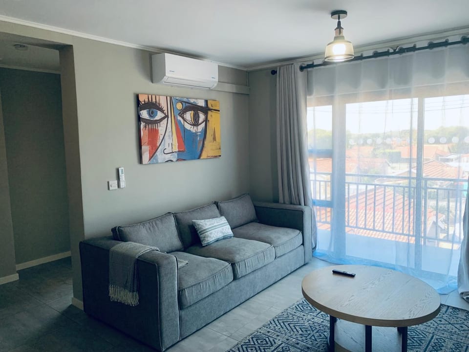 Living room, air conditioner
