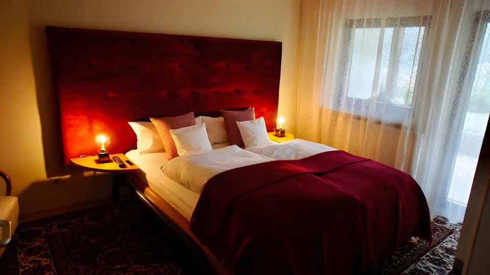 Property building, Living room, Bedroom