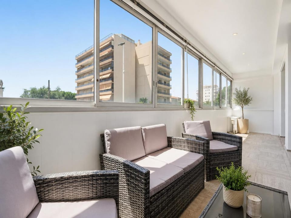 Property building, Patio, Day, View (from property/room), Balcony/Terrace
