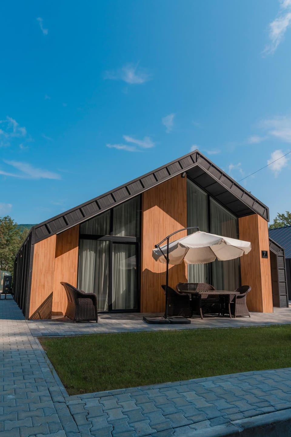 Property building, Patio, Day