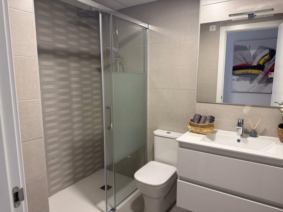 Bathroom, Living room