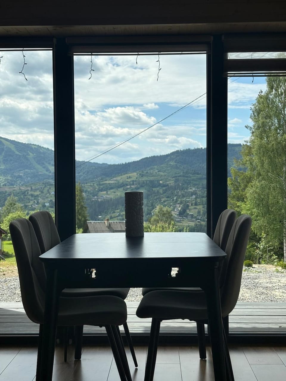 Natural landscape, View (from property/room), Dining area, Mountain view