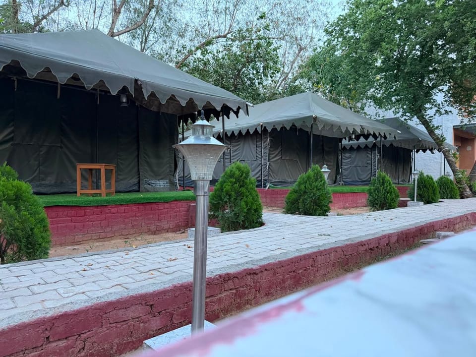 Aravalli Hills golden farm, Luxury Tents & AC rooms with scenic views Farm Stay in Haryana