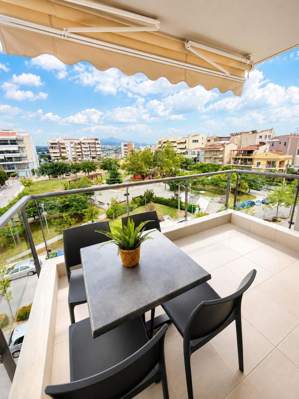Property building, View (from property/room), Balcony/Terrace, City view