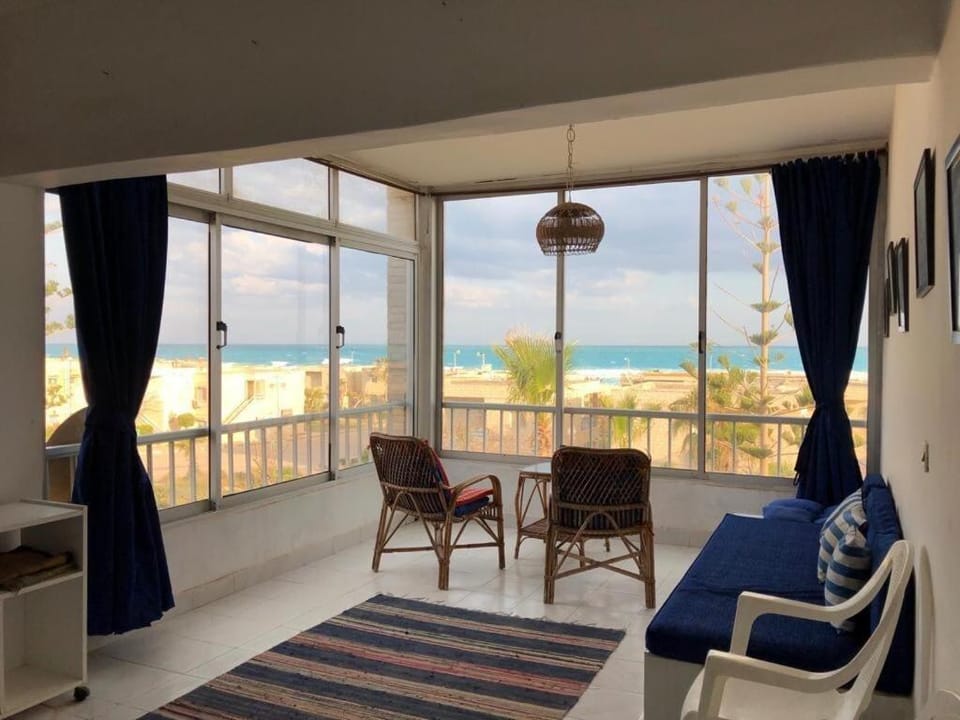 شاليه قرية مراقيا الساحل الشمالي غرفتين مكيف رؤية بحر بانوراما Apartment in Alexandria Governorate
