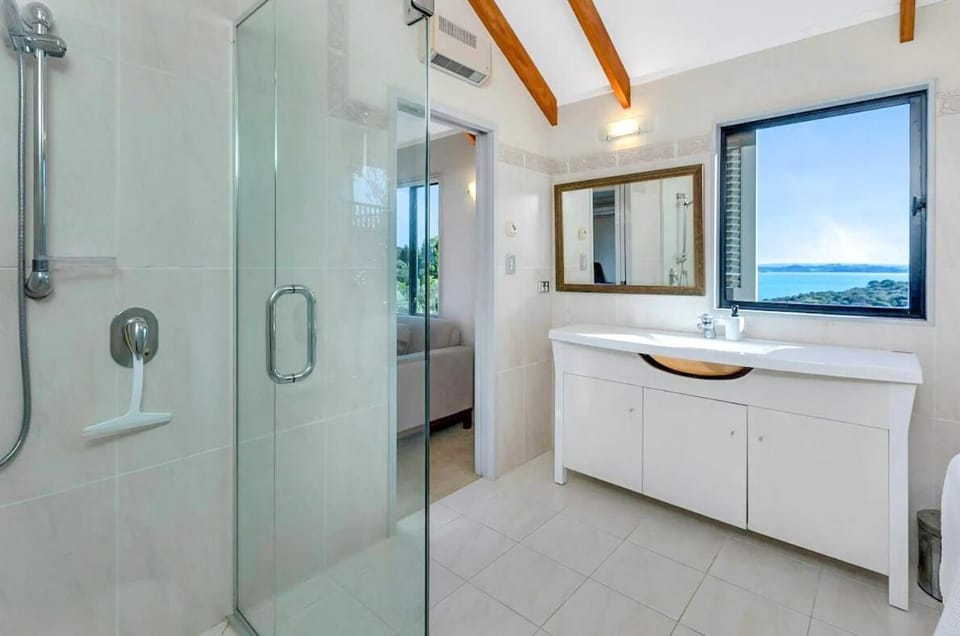 Shower, Toilet, Bathroom, hair dryier, towels