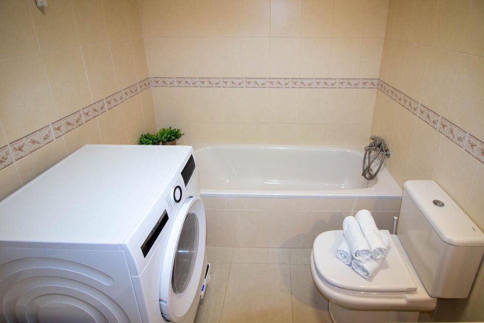 Bathroom, washing machine
