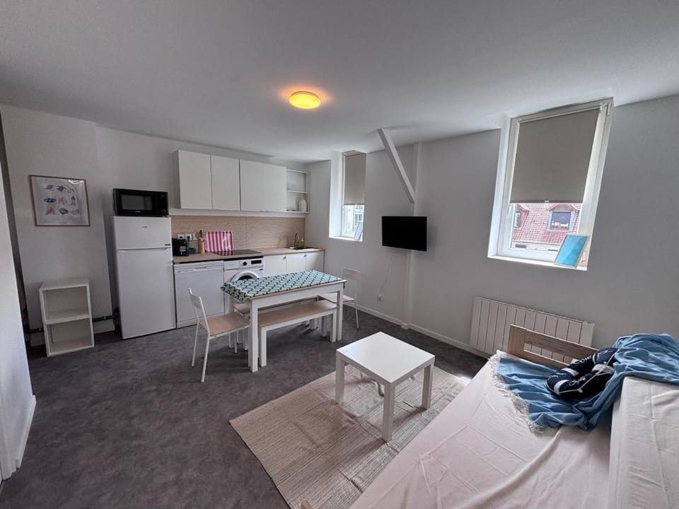 Coquille à la plage - App T2 cabine 6 places Cabin in Berck