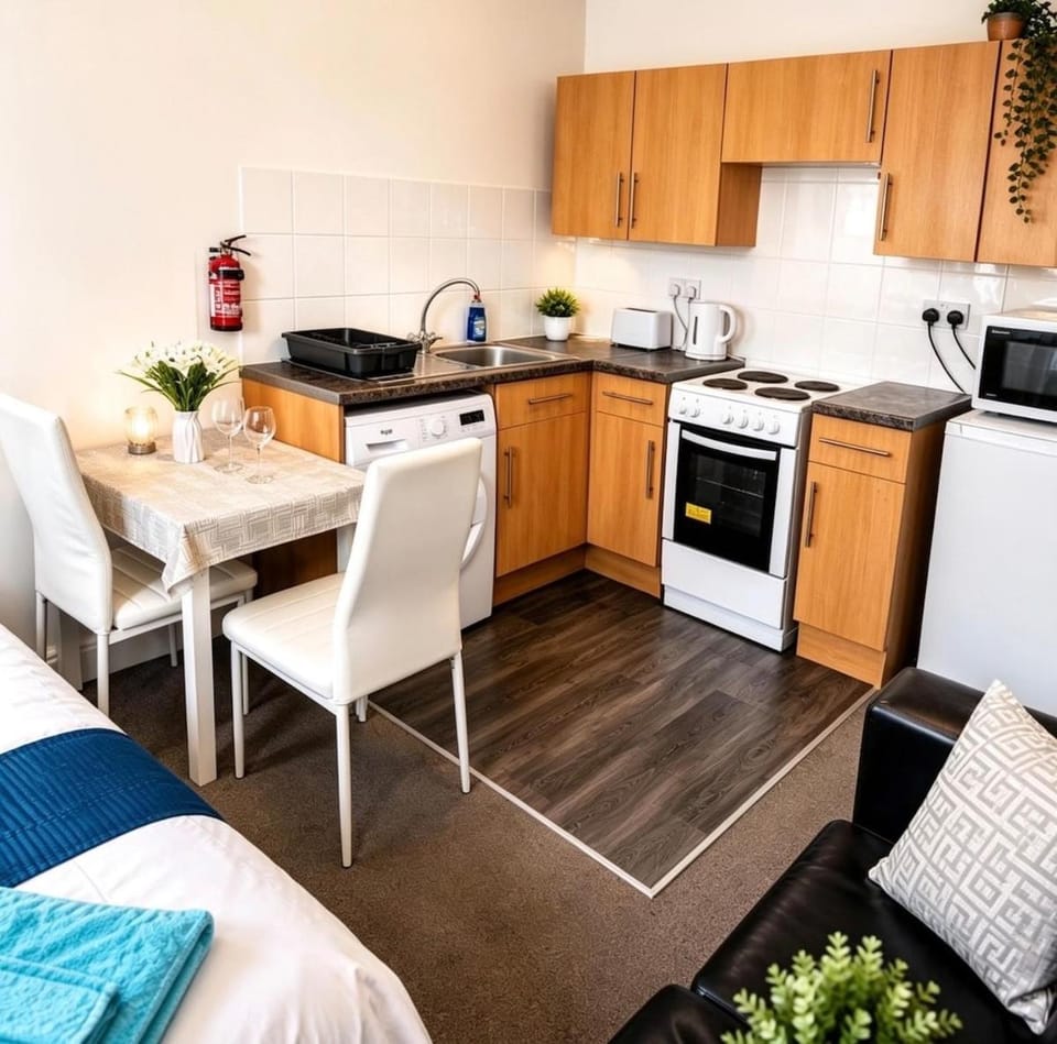 Modern One-Bedroom Studio Near the City Centre Apartment in Coventry