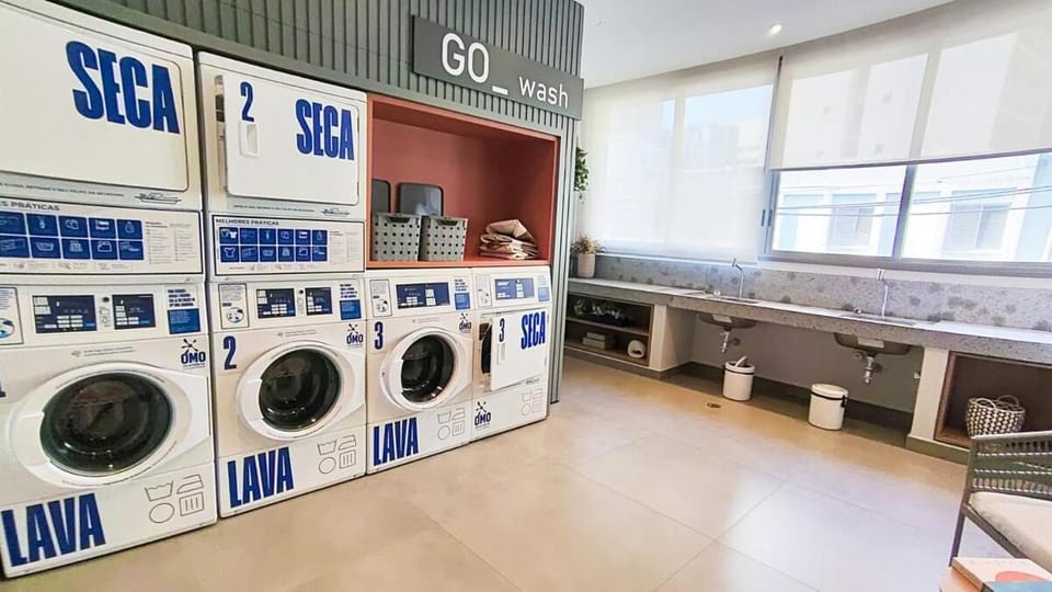 Property building, laundry, washing machine, dryer