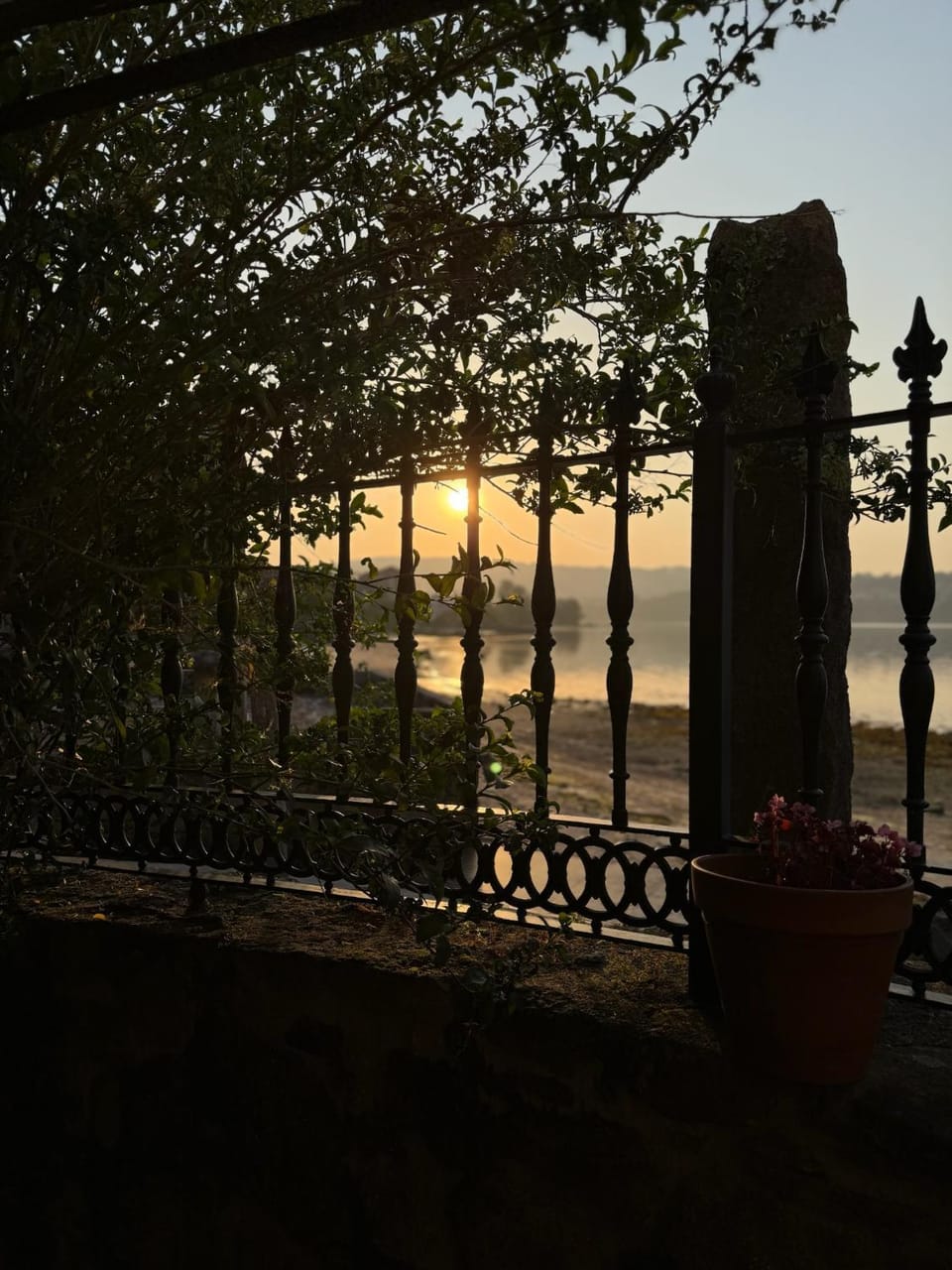 Natural landscape, View (from property/room), Balcony/Terrace, Beach, Beach, Sea view, Sunrise
